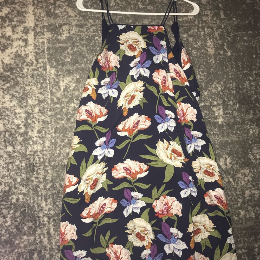 Floral high neck sundress